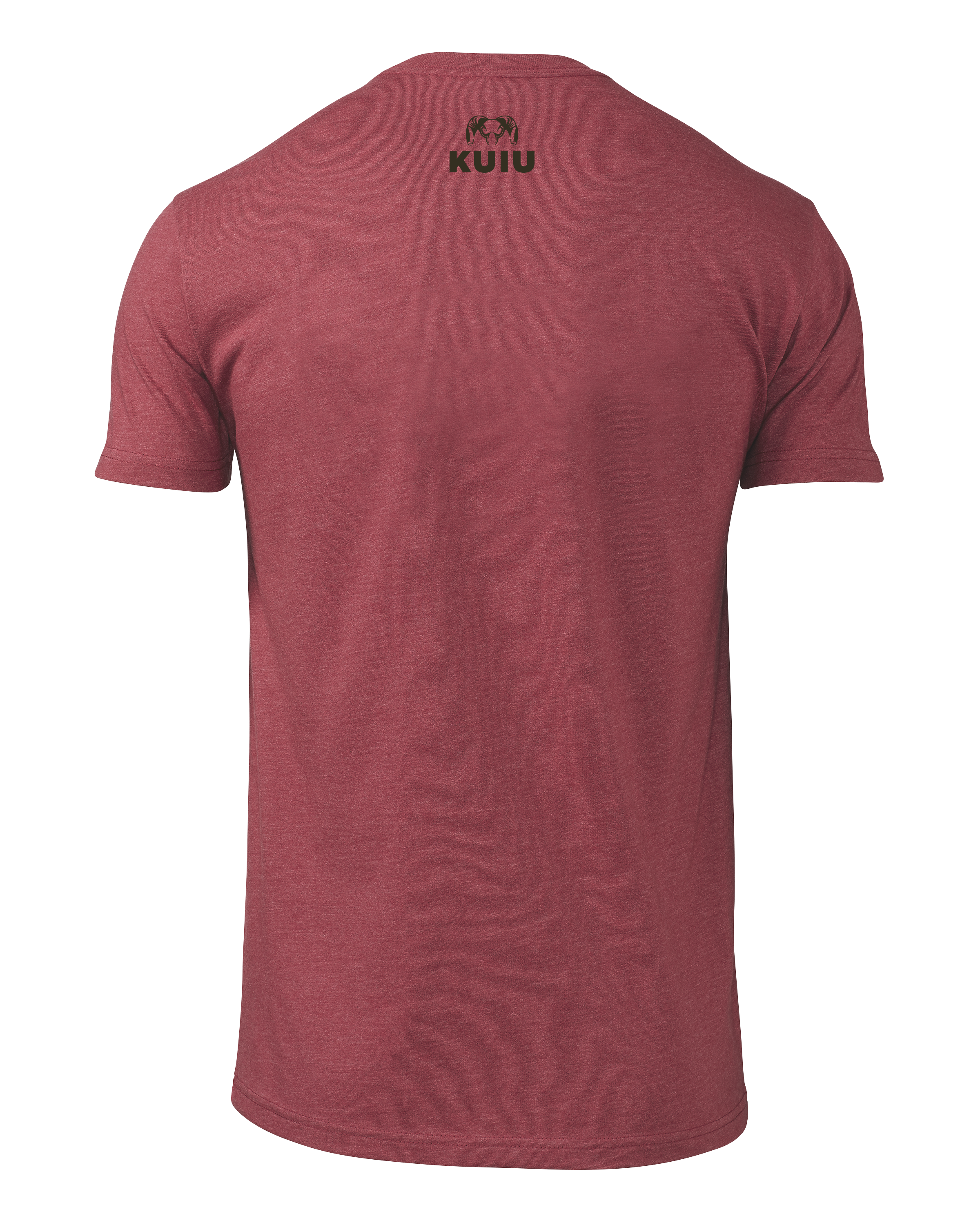 KUIU Stacked Chest Logo T-Shirt | Cardinal - Image 2