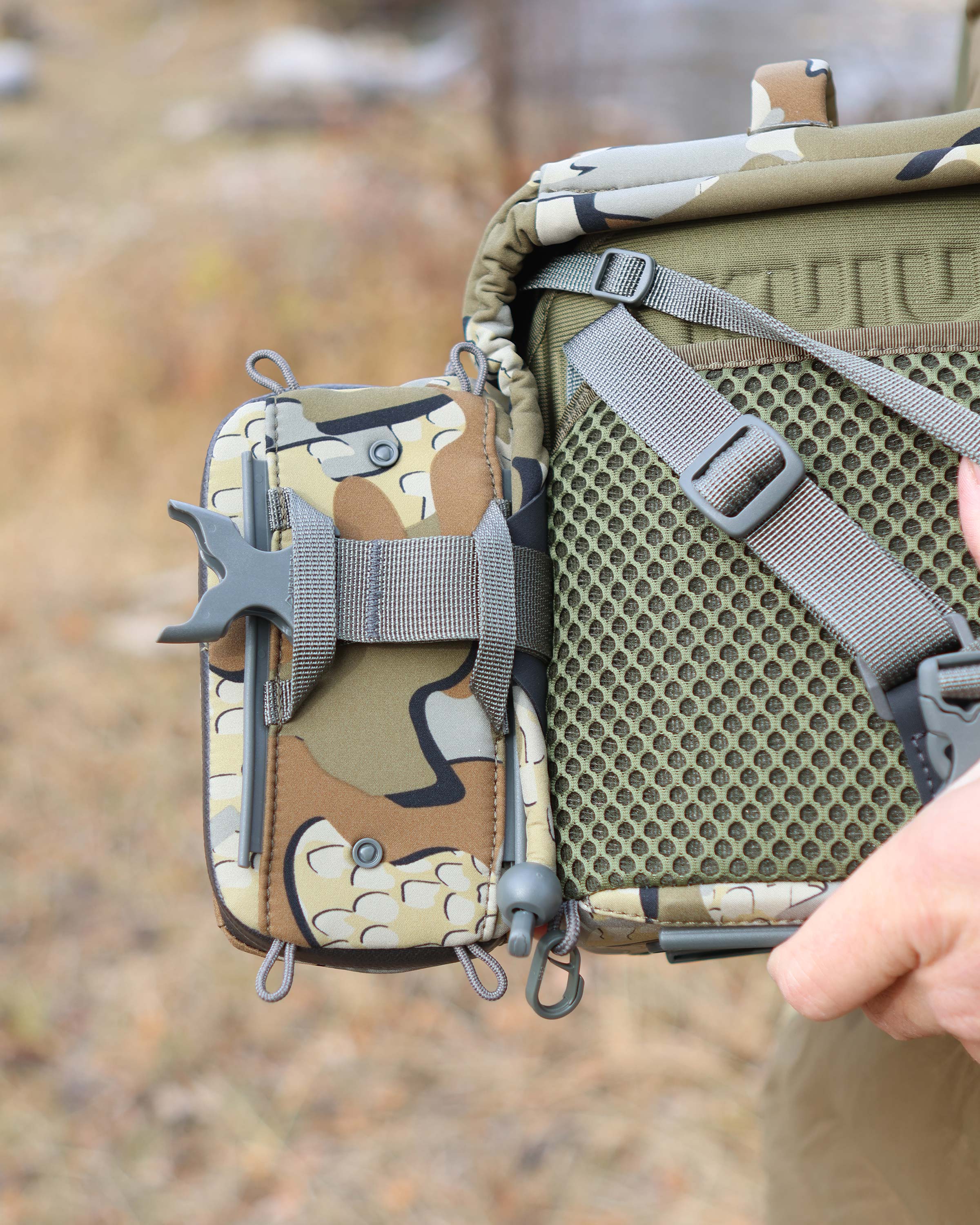 PRO G3 Bino Harness Accessory Pocket | Ash - Image 7